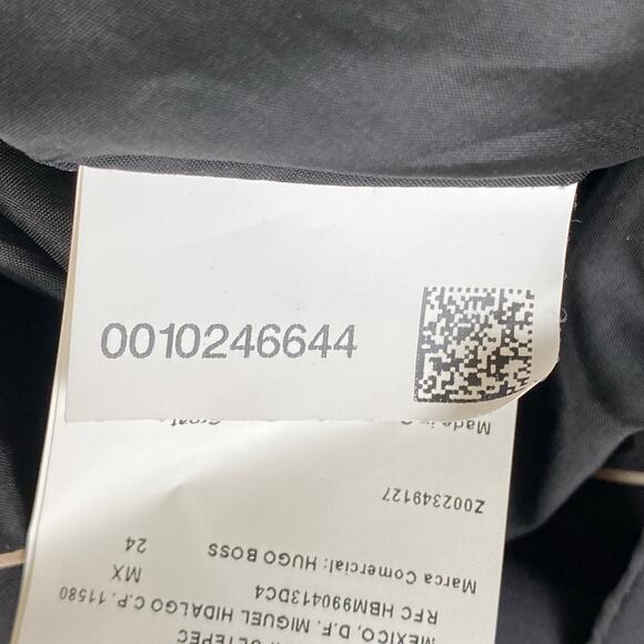 Hugo Boss Juicy Wool Blazer Size 2 Black - Picture 14 of 15